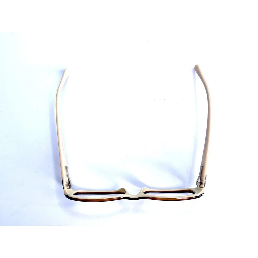Versace Black Brown Beige Rectangular Eyeglasses Italy MOD 3034B 405 52 15 135